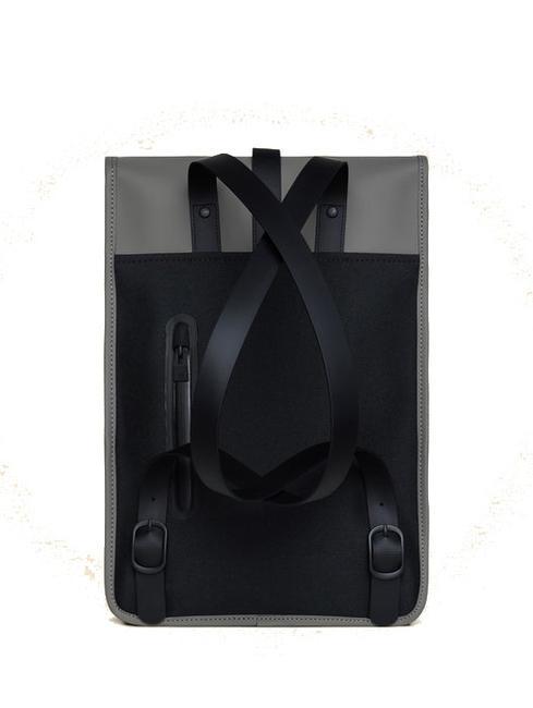 BACKPACK MINI Wodoodporny plecak szary - Plecaki szkolne i rekreacyjne