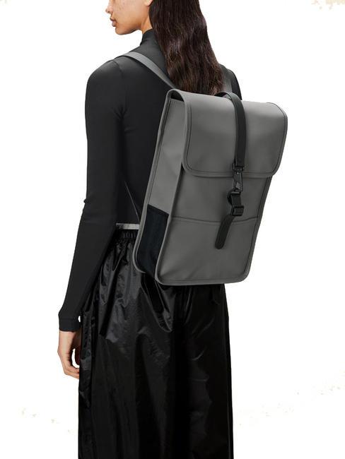 BACKPACK MINI Wodoodporny plecak szary - Plecaki szkolne i rekreacyjne