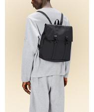 RAINS MSN BAG MINI Wodoodporny plecak miejski czarny - Plecaki szkolne i rekreacyjne - 3