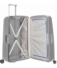 SAMSONITE S'CURE Duży w&oacute;zek SREBRNY - W&oacute;zki twarde - 2