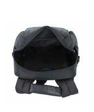 PIQUADRO WALLABY Plecak ze sk&oacute;ry i materiału, uchwyt na laptopa 14" Czarny - Plecaki na laptopa do pracy - 5
