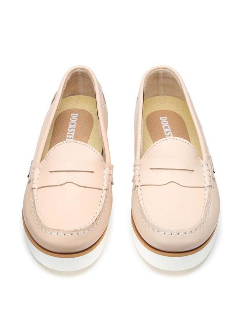 LOMA 1510 Sk&oacute;rzany but żeglarski krem - Buty damskie