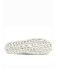SAUCONY JAZZ COURT Sk&oacute;rzane trampki biały/r&oacute;żowy - Buty męskie - 4
