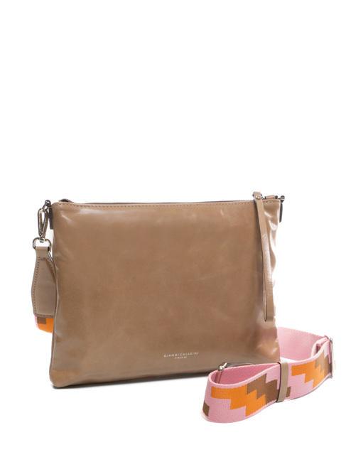 CLUTCH Torba na ramię, sk&oacute;ra kamea - Torby damskie