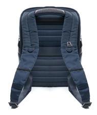 PIQUADRO WALLABY Plecak ze sk&oacute;ry i materiału, uchwyt na laptopa 14" niebieski - Plecaki na laptopa do pracy - 4
