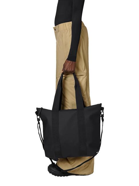 TOTE BAG MINI Torba wodoodporna czarny - Torby damskie