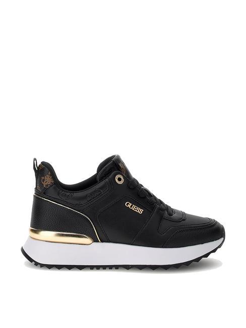 KADDY Trampki z detalami z logo czarny1 - Buty damskie