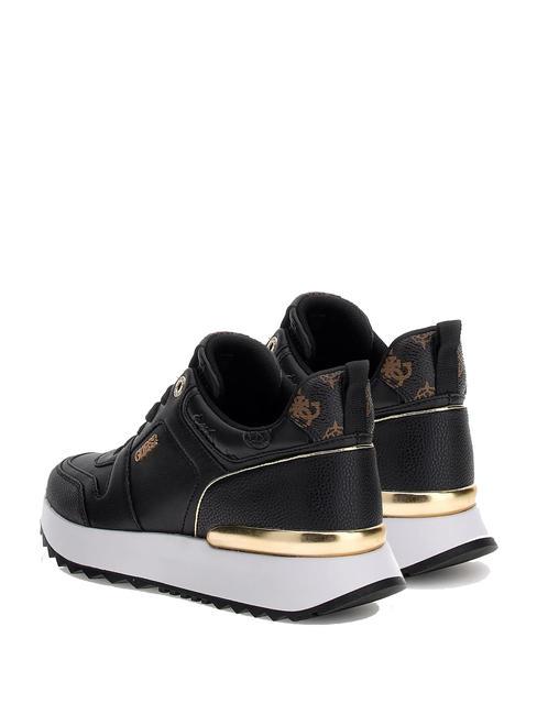 KADDY Trampki z detalami z logo czarny1 - Buty damskie