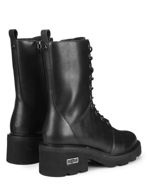 GRACE Sk&oacute;rzane botki czarny - Buty damskie
