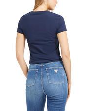 GUESS MINI TRIANGLE Koszulka typu slim-fit zaczerniony niebieski - Koszulki i topy damskie - 2