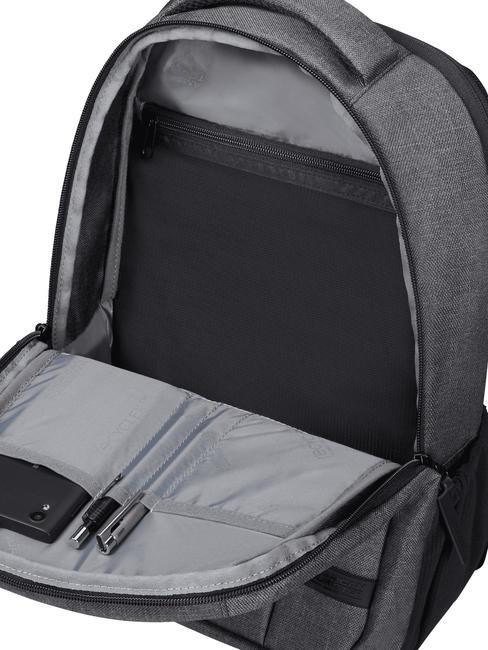 STREETHERO Plecak na laptopa 14" szary melanż - Plecaki na laptopa do pracy