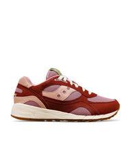 SAUCONY SHADOW 6000 Adidasy Burgundia - Buty uniseks - 2