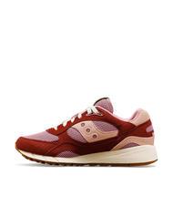 SAUCONY SHADOW 6000 Adidasy Burgundia - Buty uniseks - 3
