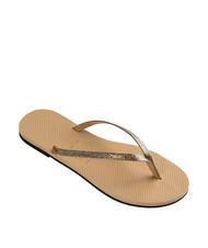 HAVAIANAS YOU GLITTER Klapki złoty - Buty damskie - 2