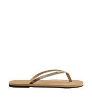 HAVAIANAS YOU GLITTER Klapki złoty - Buty damskie - 3