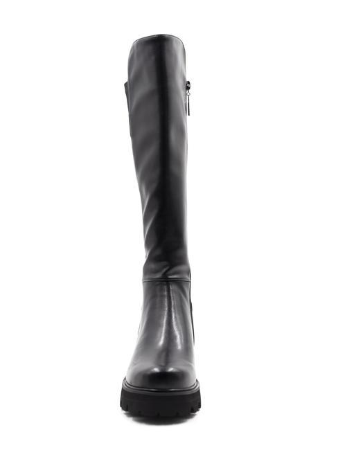 PLATFORM Wysokie buty czarny - Buty damskie