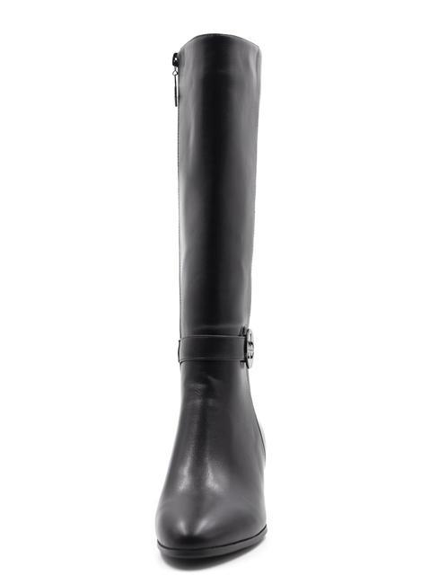 RB LOGO ROUND Buty na wysokim obcasie czarny - Buty damskie