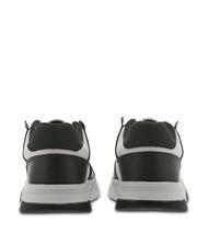 TOMMY HILFIGER TOMMY JEANS Leather Cupsole Sk&oacute;rzane trampki cynowo-zielony/ecru - Buty męskie - 4