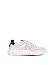 CALVIN KLEIN CK JEANS CHUNKY Sk&oacute;rzane trampki - Buty męskie