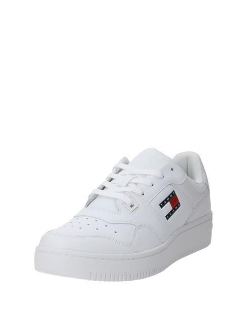TOMMY JEANS Retro Basket  biały - Buty męskie