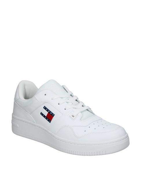 TOMMY JEANS Retro Basket  biały - Buty męskie