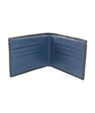 SPALDING NEW YORK COLOR WALLET Dwukolorowy portfel sk&oacute;rzany czarny/granatowy - Portfele męskie - 2