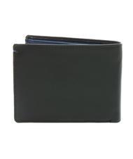 SPALDING NEW YORK COLOR WALLET Dwukolorowy portfel sk&oacute;rzany czarny/granatowy - Portfele męskie - 3