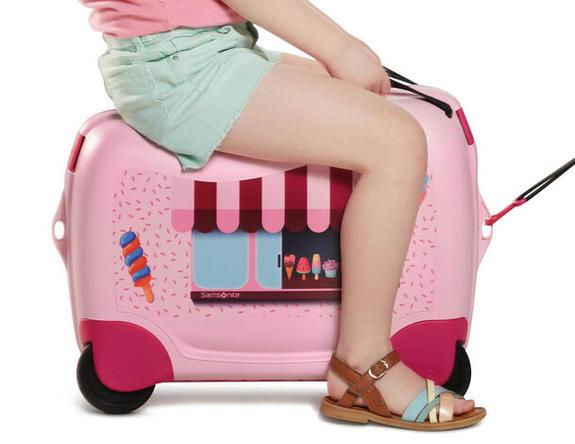 DREAM2GO W&oacute;zek dla dzieci do jeżdżenia w&oacute;z z lodami - Bagaż podręczny
