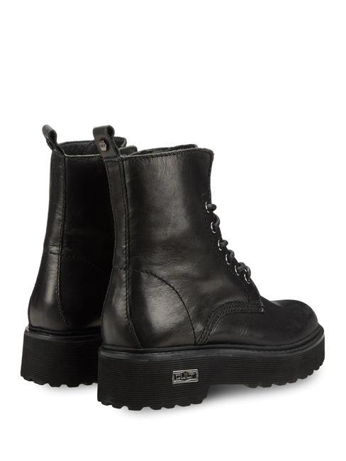 SLASH 1814 Sk&oacute;rzane botki czarny - Buty damskie