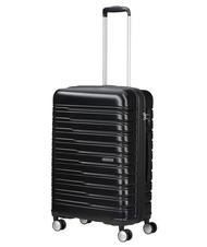 AMERICAN TOURISTER FLASHLINE Średni w&oacute;zek rozszerzalny cień czarny - W&oacute;zki twarde - 8