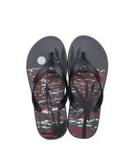 IPANEMA POSTO 10 TEMAS IV  Klapki gumowe szary/czarny/czerwony - Buty męskie - 2