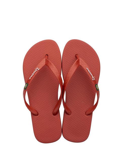 CLAS BRASIL II AD  Klapki czerwony/czerwony - Buty męskie