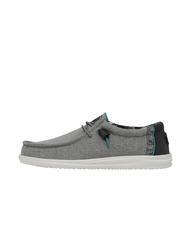 HEY DUDE WALLY H2O Buty mokasynowe z elastycznej tkaniny grafit - Buty męskie - 2