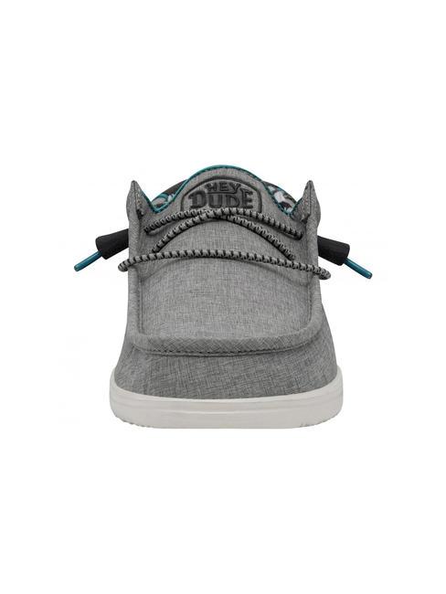 WALLY H2O Buty mokasynowe z elastycznej tkaniny grafit - Buty męskie