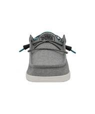 HEY DUDE WALLY H2O Buty mokasynowe z elastycznej tkaniny grafit - Buty męskie - 3
