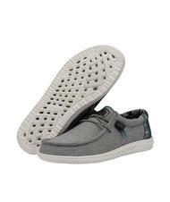 HEY DUDE WALLY H2O Buty mokasynowe z elastycznej tkaniny grafit - Buty męskie - 6