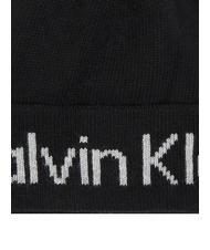 CALVIN KLEIN LOGO REVERSO TONAL Kapelusz z mankietem czarny - Włosy - 3