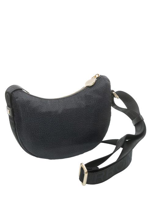 HOBO LUNA MINI ECO LINE Torba na ramię ciemny czarny - Torby damskie