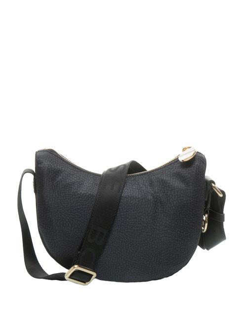 HOBO LUNA MINI ECO LINE Torba na ramię ciemny czarny - Torby damskie