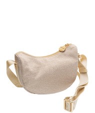 BORBONESE HOBO LUNA MINI ECO LINE Torba na ramię piasek - Torby damskie - 2