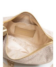 BORBONESE HOBO LUNA MINI ECO LINE Torba na ramię piasek - Torby damskie - 5