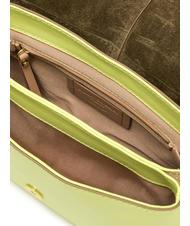 GIANNI CHIARINI HELENA ROUND Torba sk&oacute;rzana z klapką słoneczne światło - Torby damskie - 5