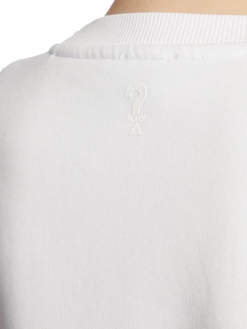 LOGO Bluza z nadrukowanym logo czysto biały - Bluzy damskie