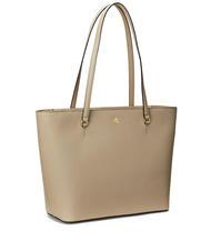 RALPH LAUREN KARLY Sk&oacute;rzana torba na zakupy - Torby damskie