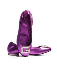 GUESS MICKLE Baleriny sk&oacute;rzane fuksja - Buty damskie - 5
