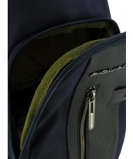 PIQUADRO BRIEF 2 Plecak na jedno ramię niebieski - Plecaki na laptopa do pracy - 4