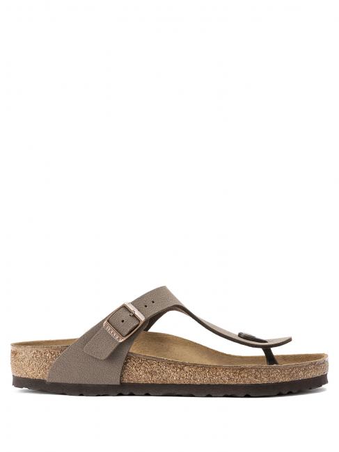 GIZEH BIRKO-FLOR  Sandały typu japonki mokka - Buty uniseks