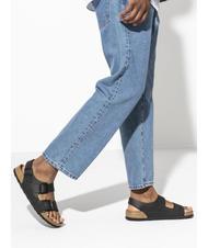 BIRKENSTOCK MILANO Sandały Birko-Flor czarny - Buty uniseks - 7
