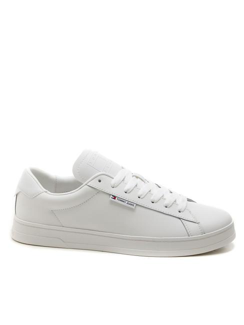 TJ LOW CUPSOLE LOW Sk&oacute;rzane trampki ekru - Buty męskie