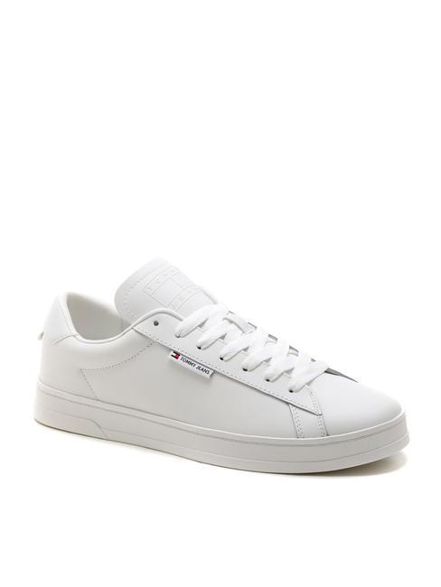 TJ LOW CUPSOLE LOW Sk&oacute;rzane trampki ekru - Buty męskie